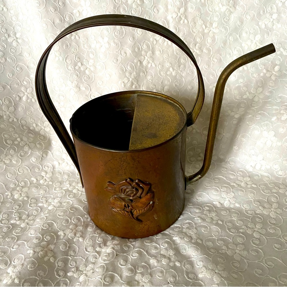 Small brass watering can